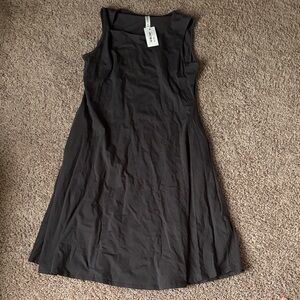 H&M Charcoal Sleeveless Midi Dress